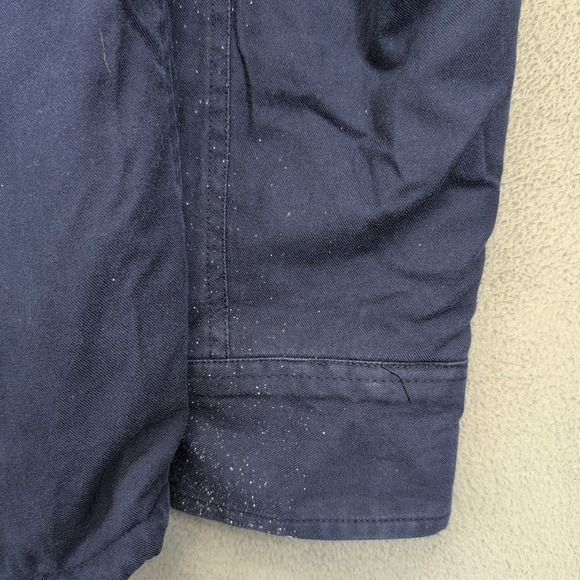 Burton Men's Dry Ride Shirt Blue Jacket Button Sherpa Fleece Lined Flannel XL - Picture 10 of 10